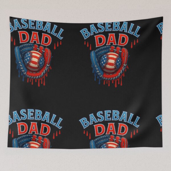 Item preview, Baseball Dad American Flag Glove Dripping USA Father day designed and sold by facegm.
