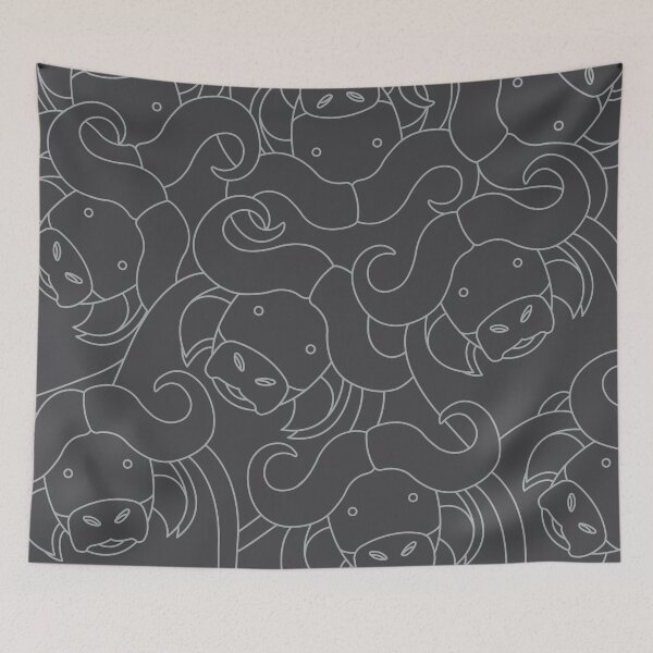 Item preview, Minimalist Cape Buffalo designed and sold by printedsparrow.