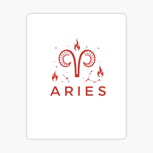 Item preview, Aries April birthday zodiac sign: designed and sold by shamilaxrani.