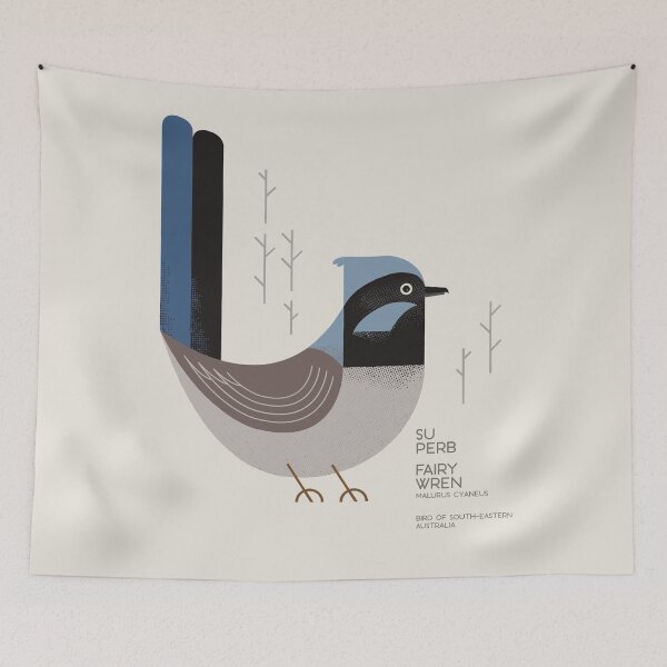 Item preview, Superb Fairywren, Bird of Australia II designed and sold by printedsparrow.