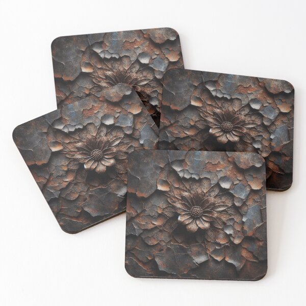 Item preview, Dark leather floral designed and sold by annem12333.