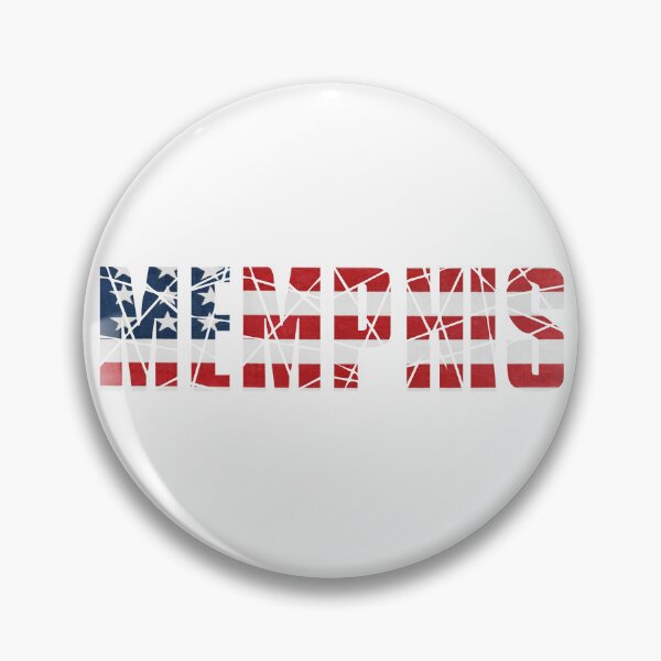Item preview, MEMPHIS with USA Flag designed and sold by Globalcitytees.