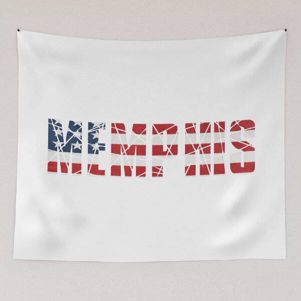 Item preview, MEMPHIS with USA Flag designed and sold by Globalcitytees.