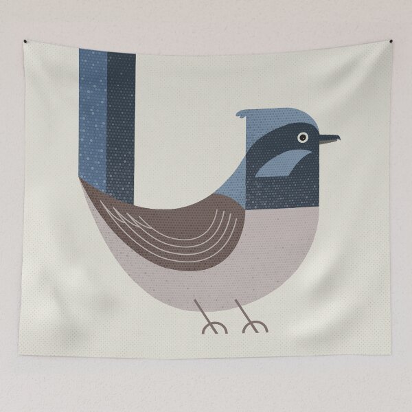Item preview, Whimsy Superb Fairywren designed and sold by printedsparrow.