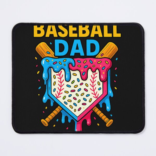 Item preview, Baseball Dad Ice Cream Drip Baseball Father s Day  designed and sold by facegm.