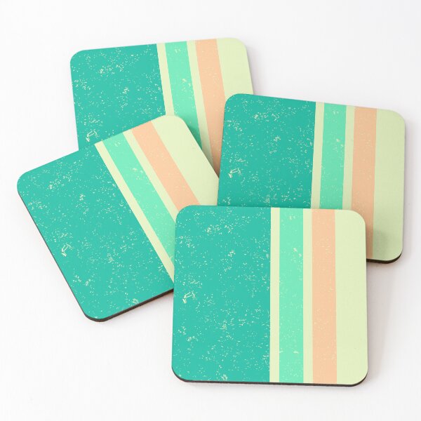 Item preview, retro striper, spring colors.  designed and sold by OmikronStore.