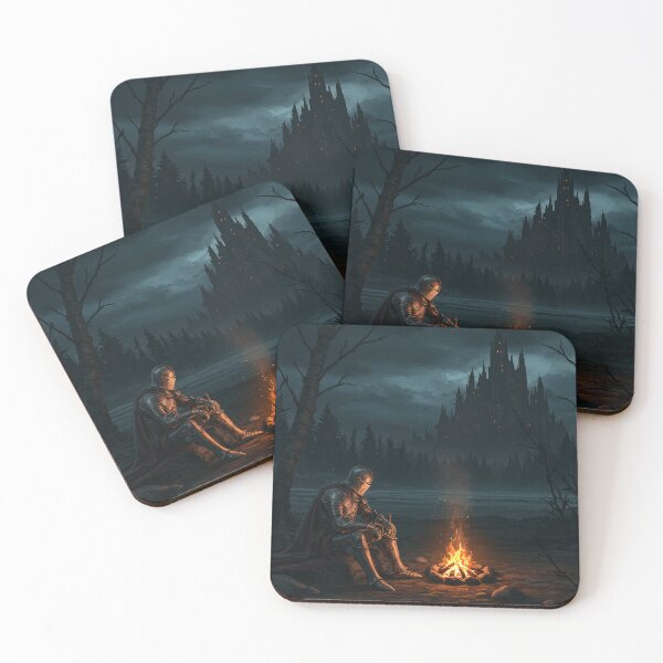 Item preview, Adventurer resting by campfire designed and sold by DGZC.