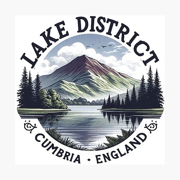 Item preview, Lake District, National Park Lake District designed and sold by vectcd.