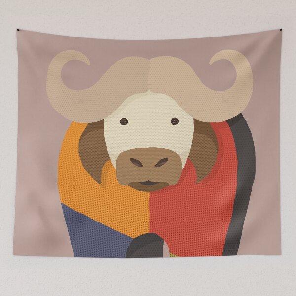 Item preview, Hello Cape Buffalo designed and sold by printedsparrow.