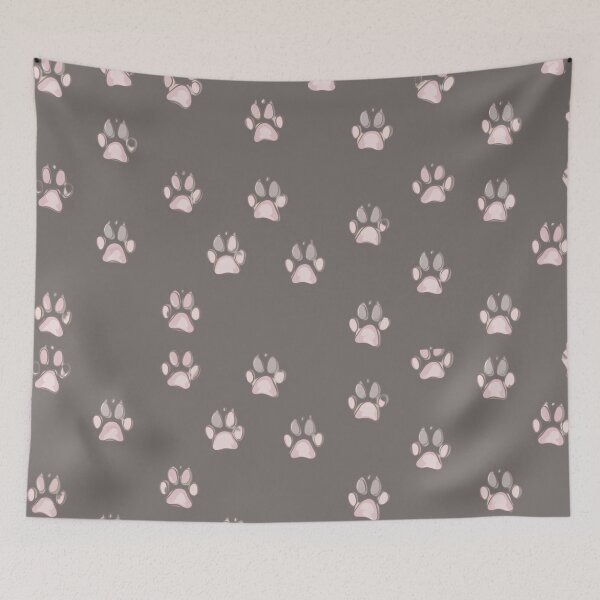 Item preview, Perfect Paws – All-Over Cat Paw Pattern designed and sold by All Creative Designer.