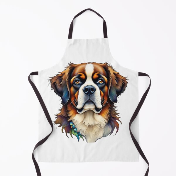 Item preview, Beautiful Saint Bernard Dog Portrait designed and sold by Wags & Tails.
