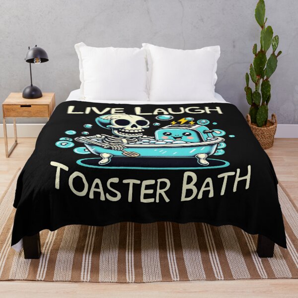 Item preview, Toaster Bath Skeleton designed and sold by Belarte.shop.