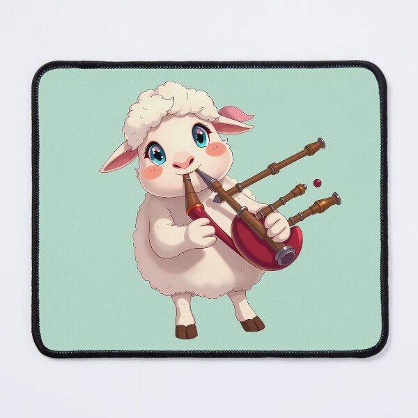 Item preview, White Sheep Bagpipe Player designed and sold by Artbellachi.