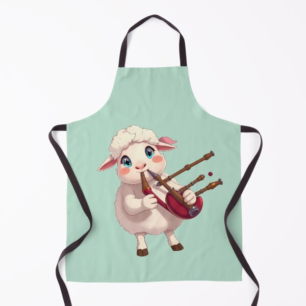 Item preview, White Sheep Bagpipe Player designed and sold by Artbellachi.