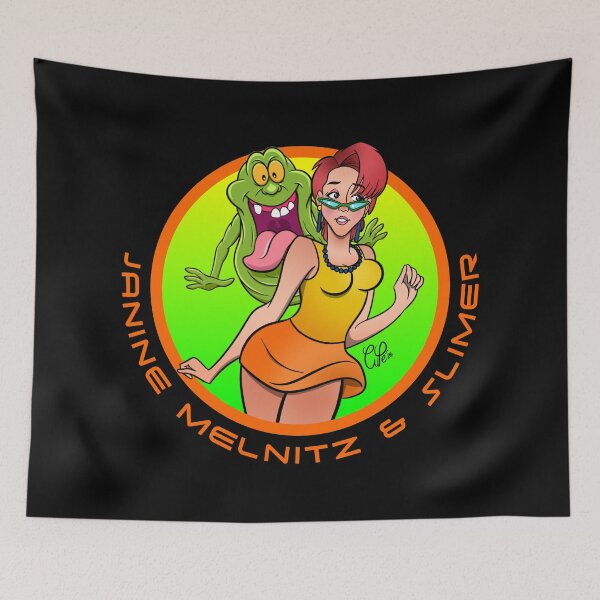Item preview, JANINE MELNITZ + SLIMER - D3 - GHOSTS designed and sold by CuPensky.