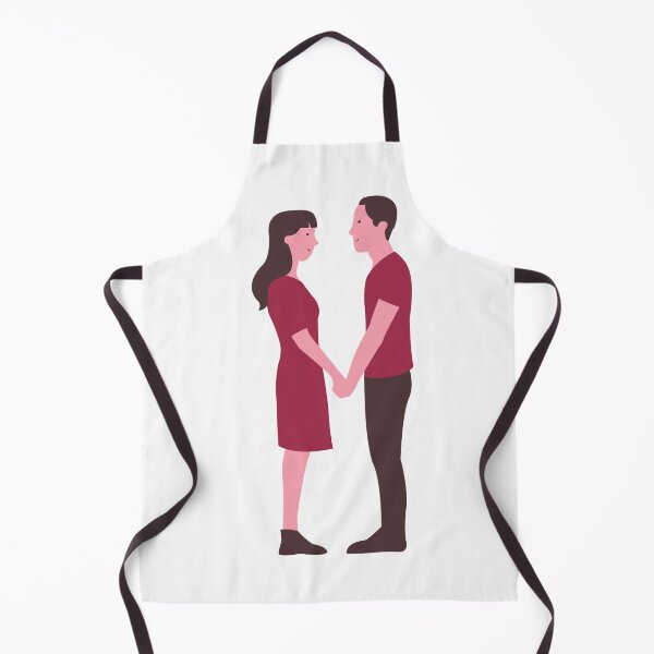 Item preview, Together in Warm Tones – Stylized Couple Holding Hands designed and sold by TeesHearts100.