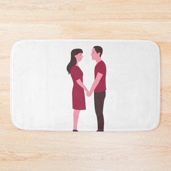 Item preview, Together in Warm Tones – Stylized Couple Holding Hands designed and sold by TeesHearts100.