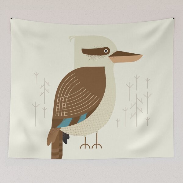 Item preview, Laughing Kookaburra, Bird of Australia designed and sold by printedsparrow.