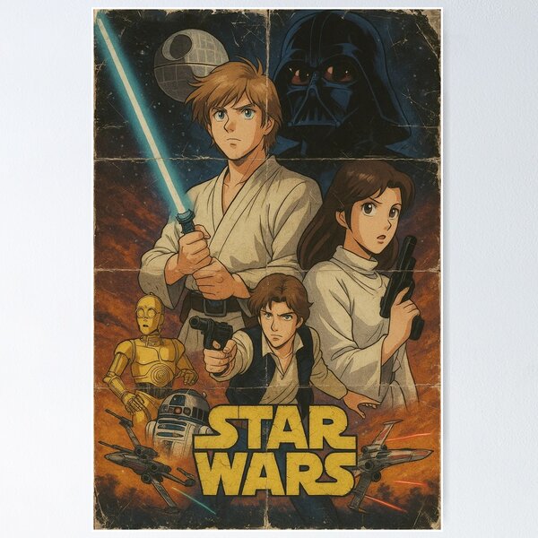 Vista previa del artículo con la obra «La fuerza interior - Póster de anime», diseñado y vendido por ArtDavidAllan.
