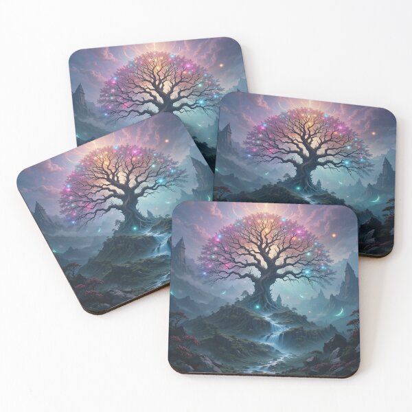 Item preview, majestic tree stands atop a small hill, designed and sold by InezPhotography.