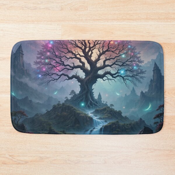 Item preview, majestic tree stands atop a small hill, designed and sold by InezPhotography.