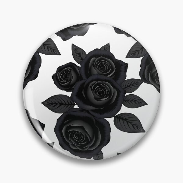 Item preview, Hermosa almohada de rosa negra designed and sold by FestivityFinds.