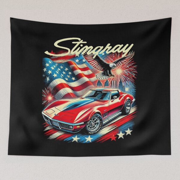 Item preview, Stingray C3 – American Muscle and Freedom designed and sold by TheArtOfCar.