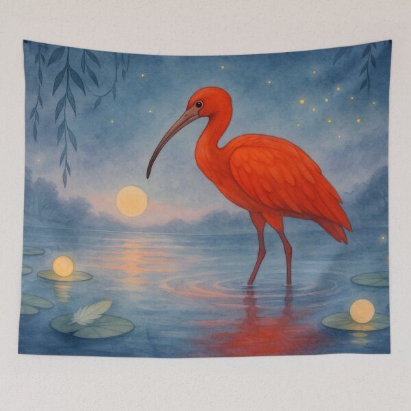 Item preview,  Scarlet Ibis Dreamscape designed and sold by mia-miranda.