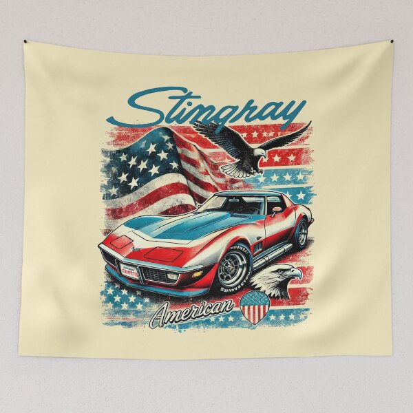 Item preview, C3 Stingray – American Muscle and Pride designed and sold by TheArtOfCar.
