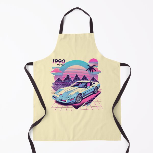 Item preview, 1990 Corvette C4 Vaporwave Retro Synth Art designed and sold by TheArtOfCar.