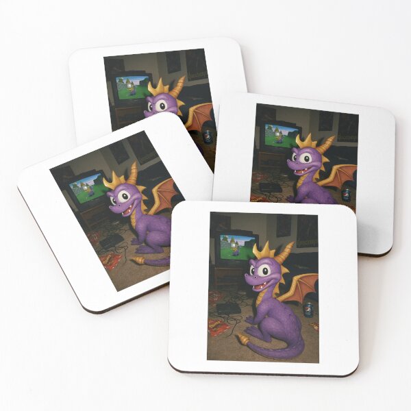 Item preview, Spyro Playing Playstation Retro Gaming designed and sold by logosdotexe.