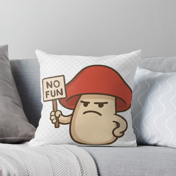 Item preview, "Mushroom Mood: No Fun Allowed" designed and sold by MindfluxStudio.