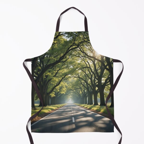 Item preview, long road stretches through a tunnel of towering trees designed and sold by InezPhotography.