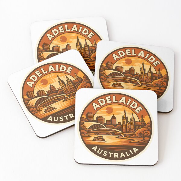 Item preview, Adelaide Australia – Vintage City Travel designed and sold by LoveLabDesign.