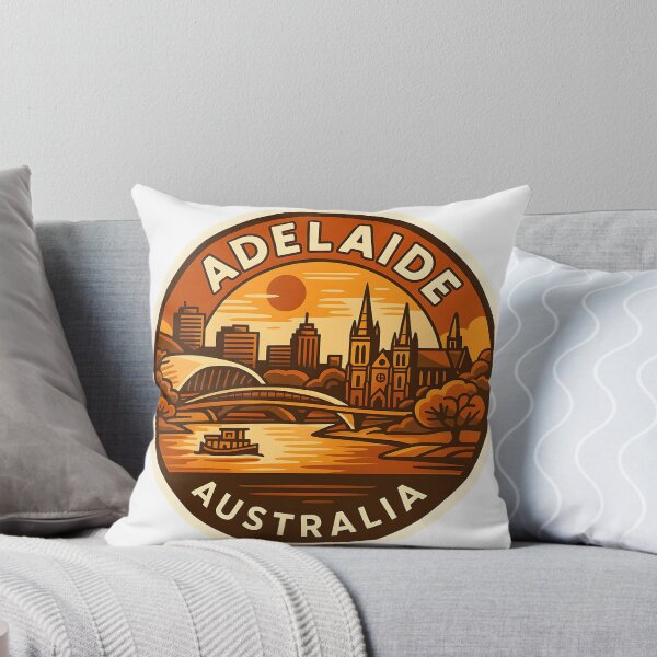 Item preview, Adelaide Australia – Vintage City Travel designed and sold by LoveLabDesign.