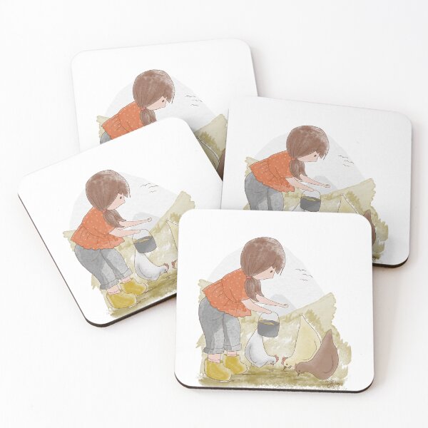 Item preview, Feeding Chooks Chickens Hens designed and sold by Jaana Day.