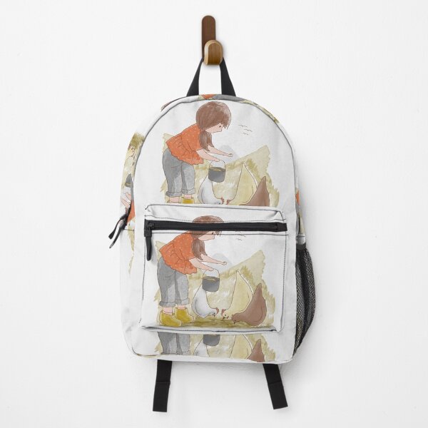 Item preview, Feeding Chooks Chickens Hens designed and sold by Jaana Day.