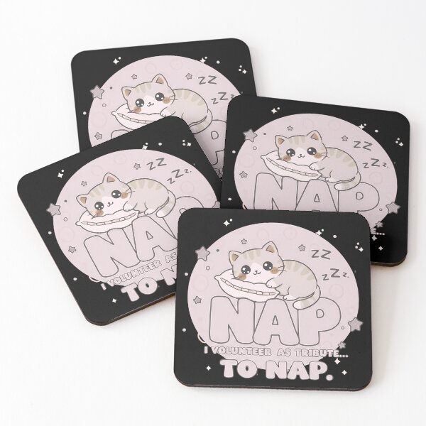 Item preview, I Volunteer as Tribute to Nap Cat Lover Kawaii T-Shirt designed and sold by Typography Prints.