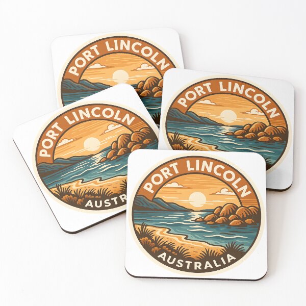 Item preview, Port Lincoln Australia – Retro Coastal Travel  designed and sold by LoveLabDesign.