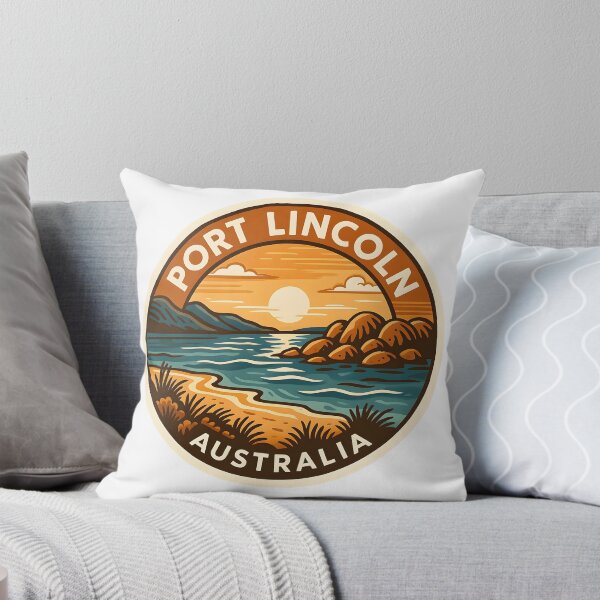 Item preview, Port Lincoln Australia – Retro Coastal Travel  designed and sold by LoveLabDesign.