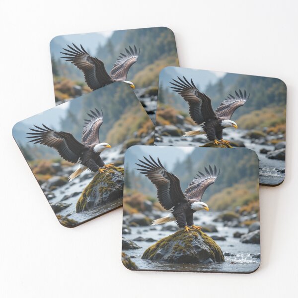 Item preview, bald eagle spreads its wings  designed and sold by InezPhotography.