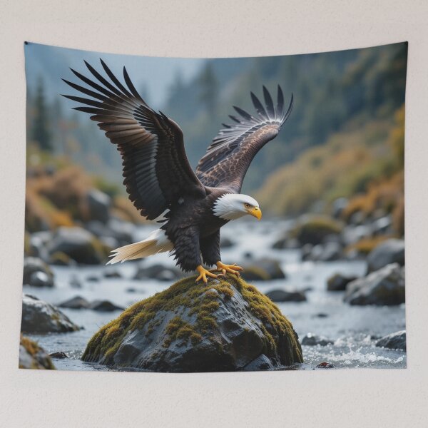 Item preview, bald eagle spreads its wings  designed and sold by InezPhotography.