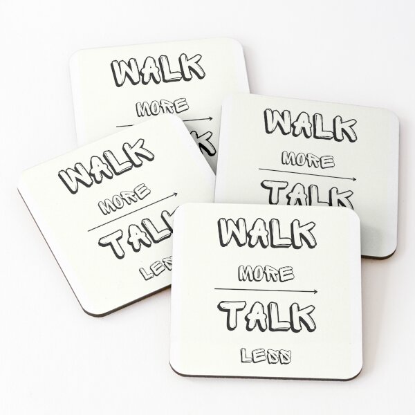 Item preview, Walk more talk less designed and sold by Santy2023.