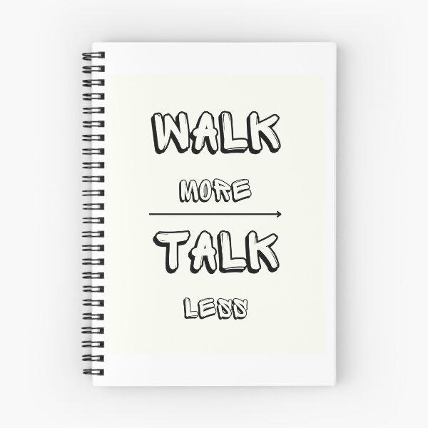 Item preview, Walk more talk less designed and sold by Santy2023.