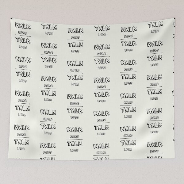 Item preview, Walk more talk less designed and sold by Santy2023.
