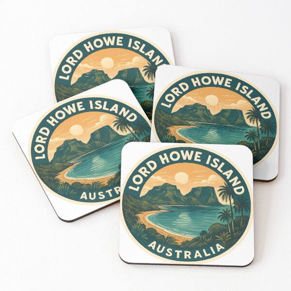 Item preview, Lord Howe Island Australia – Retro Tropical Travel designed and sold by LoveLabDesign.