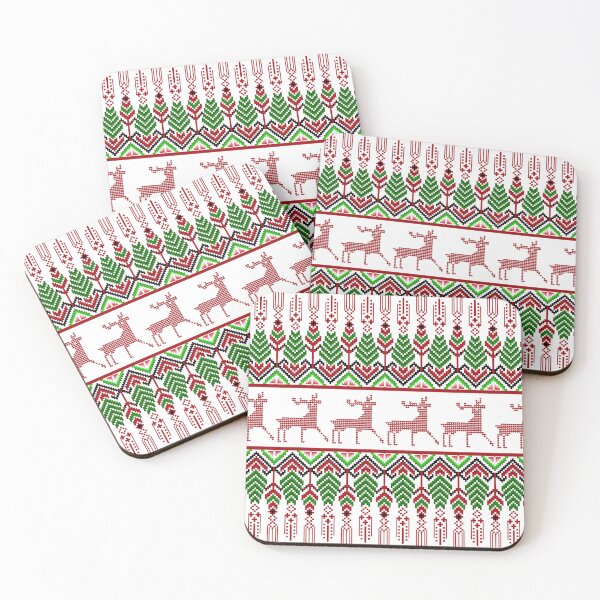 Item preview, Pixelated Christmas Reindeer Pattern designed and sold by Design2delight.