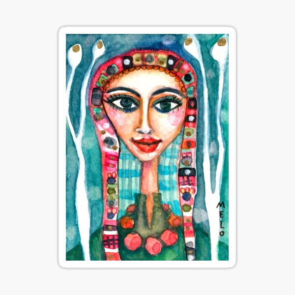 Deco Girl Sticker