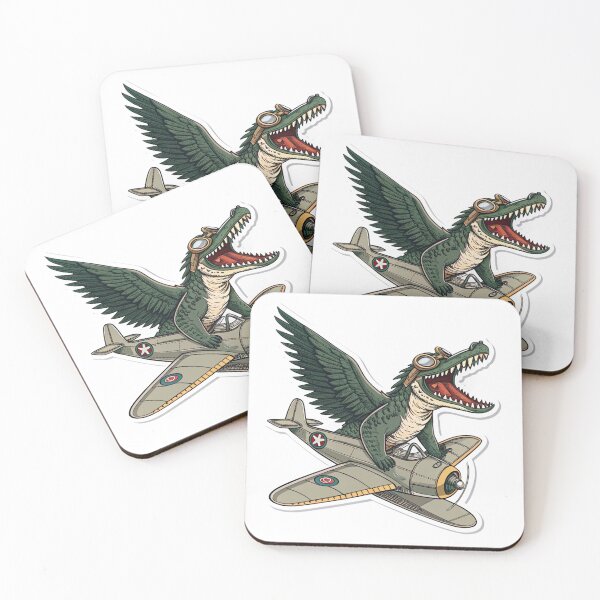 Item preview, Bombardino Crocodilo Italian Brainrot Meme Sticker T-shirt Design designed and sold by Calymera.