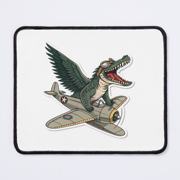 Item preview, Bombardino Crocodilo Italian Brainrot Meme Sticker T-shirt Design designed and sold by Calymera.